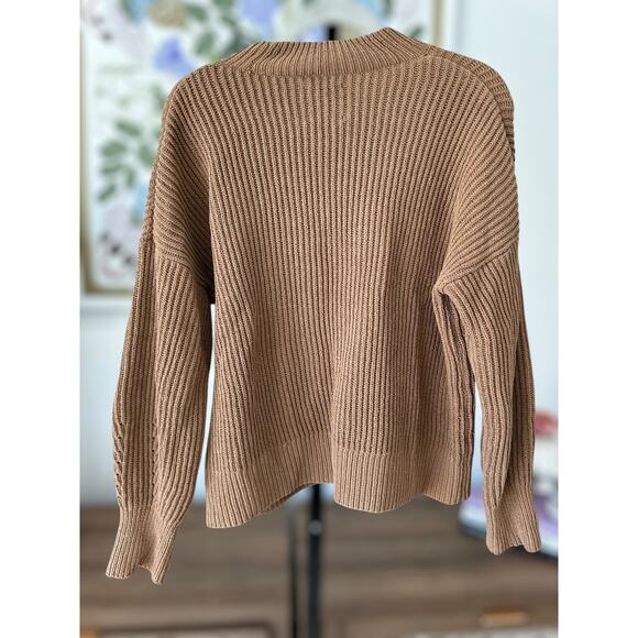 Abercrombie and Fitch Women's Wool Blend Oversized Crew Sweater Brown Size XS - Picture 7 of 10